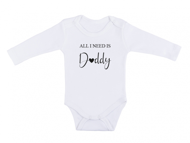 Babybody - All i need is Daddy 53-60 cm / 0-3 Monate