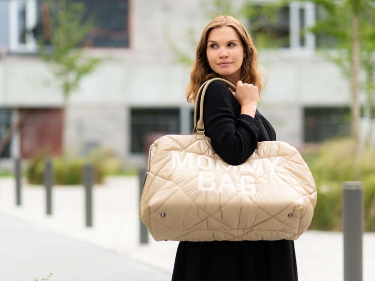 Mommy Bag - Puffered Beige 